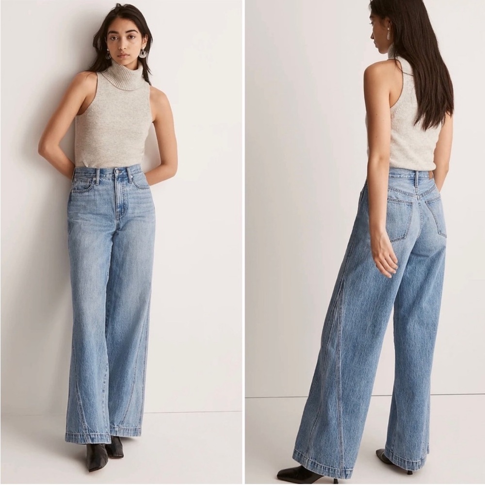 Madewell wide jeans